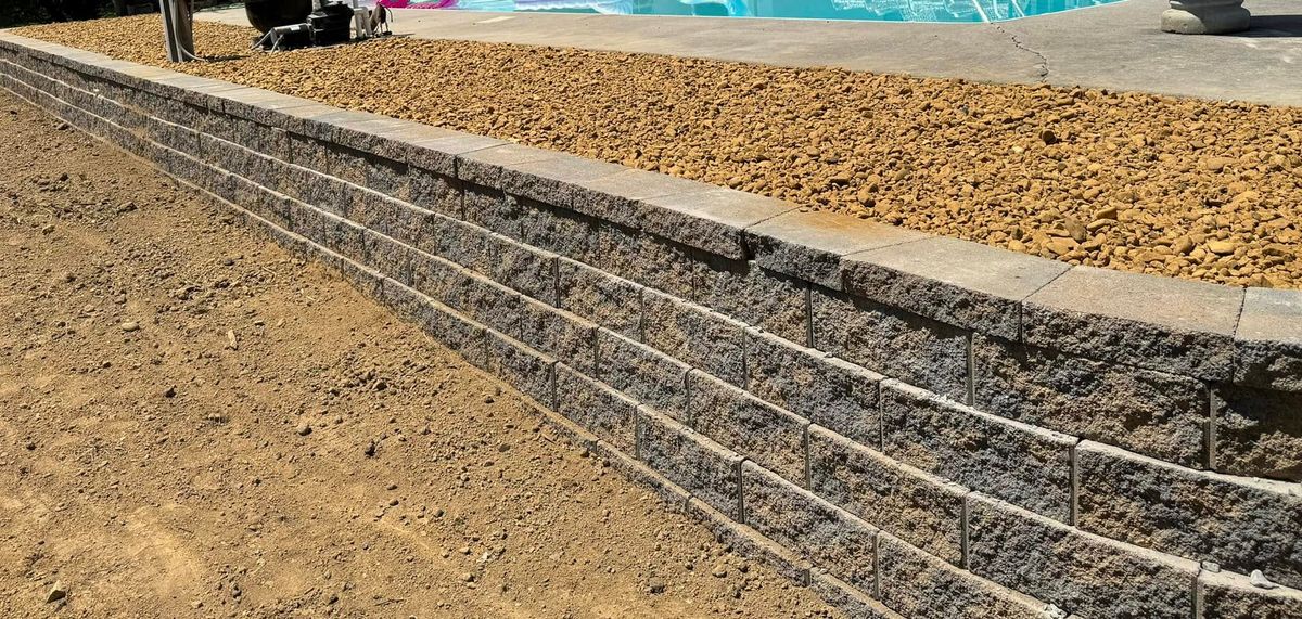 Retaining Wall Construction for Southeast Land Services in Cleveland, TN