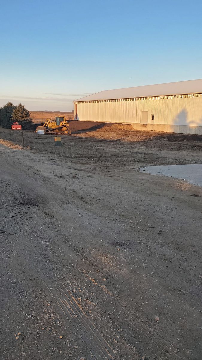 Site Grading for Dean Honken Construction in Pipestone, MN