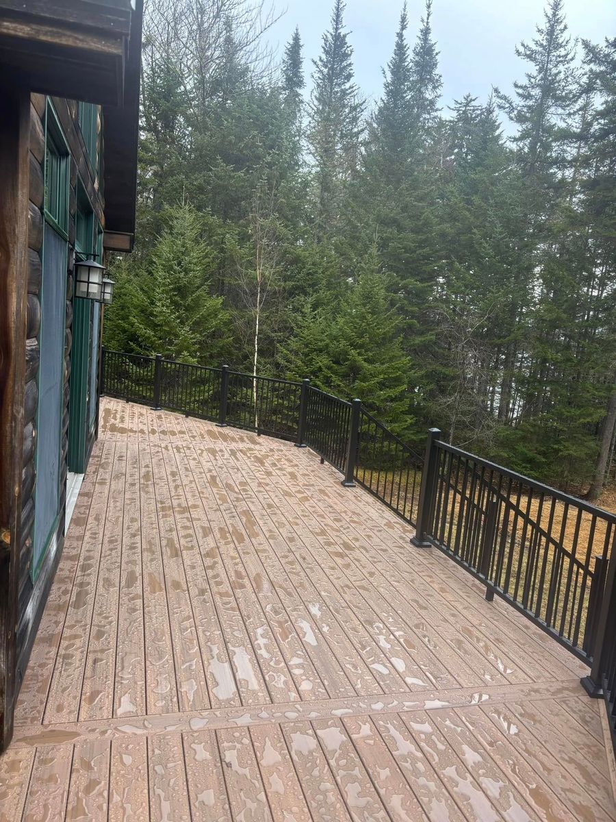 Deck Installation for True North Home Services in Brewer, ME