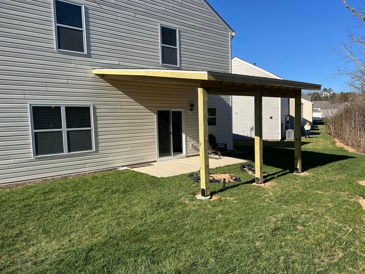 Trim Carpentry for Redwood Construction in Asheville, NC