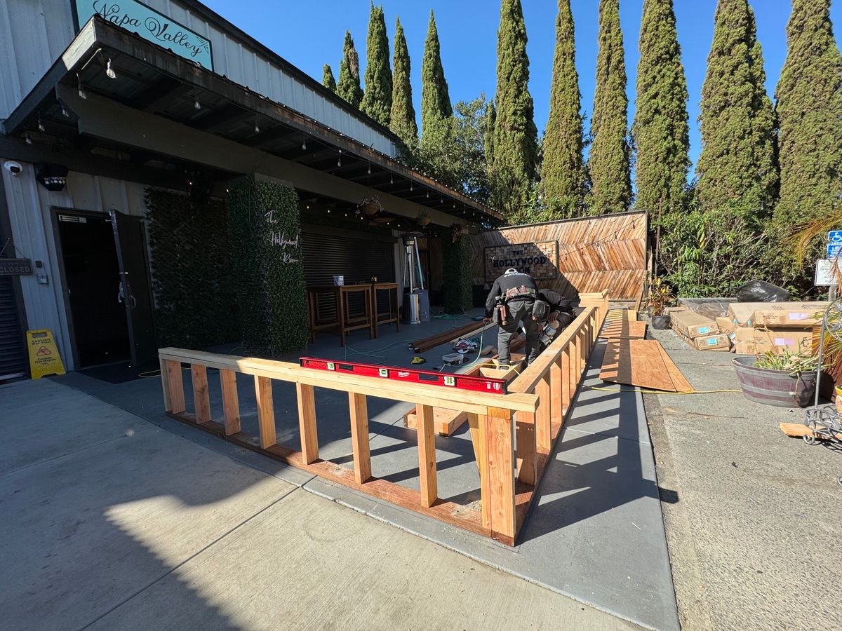 Deck & Patio Installation for Silverado Custom Builder in Napa County, CA