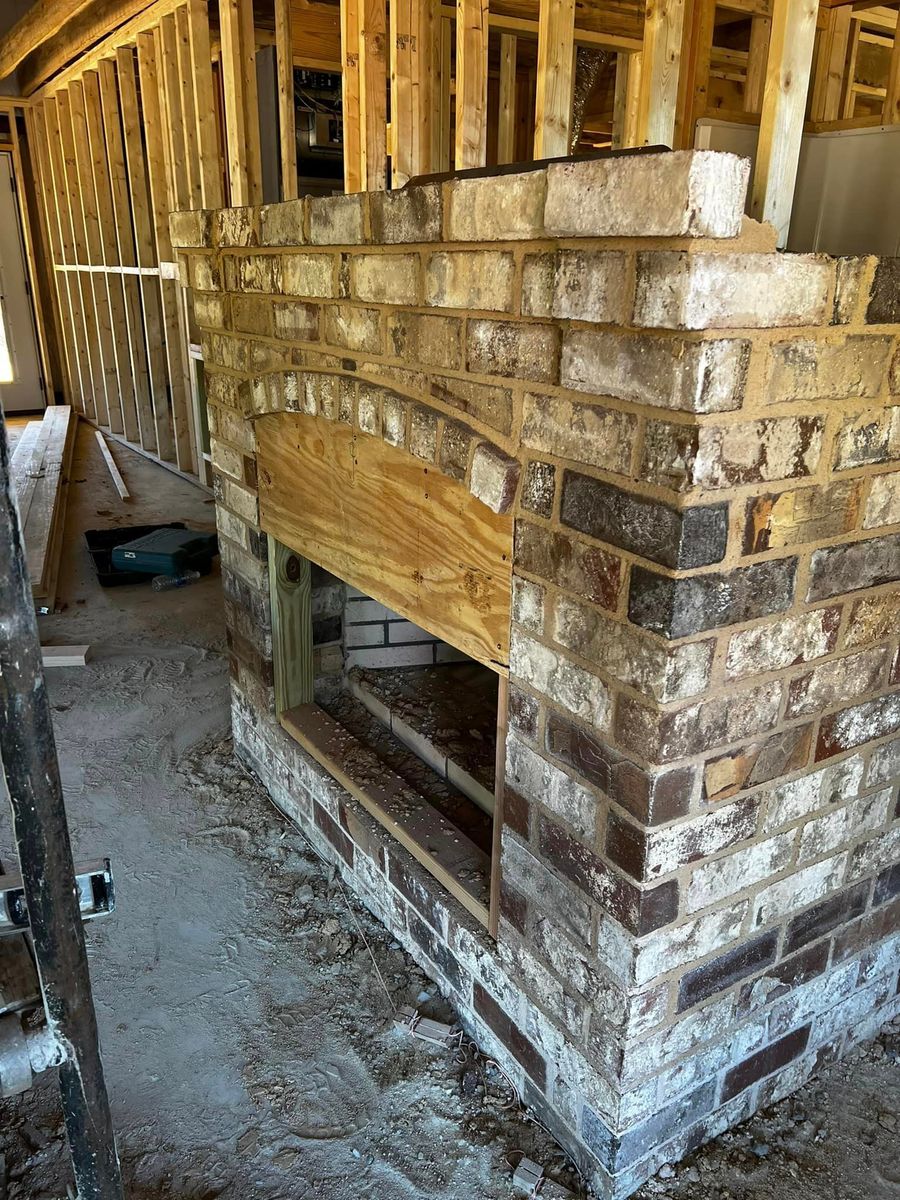 Fireplace Installation for Black River Masonry in Kosciusko ,  MS