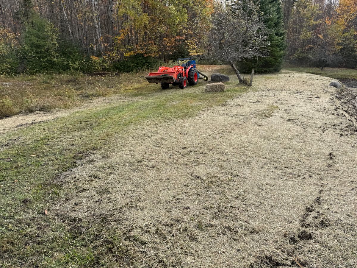 Property Grading for TBC Custom Trades in West Burke, VT