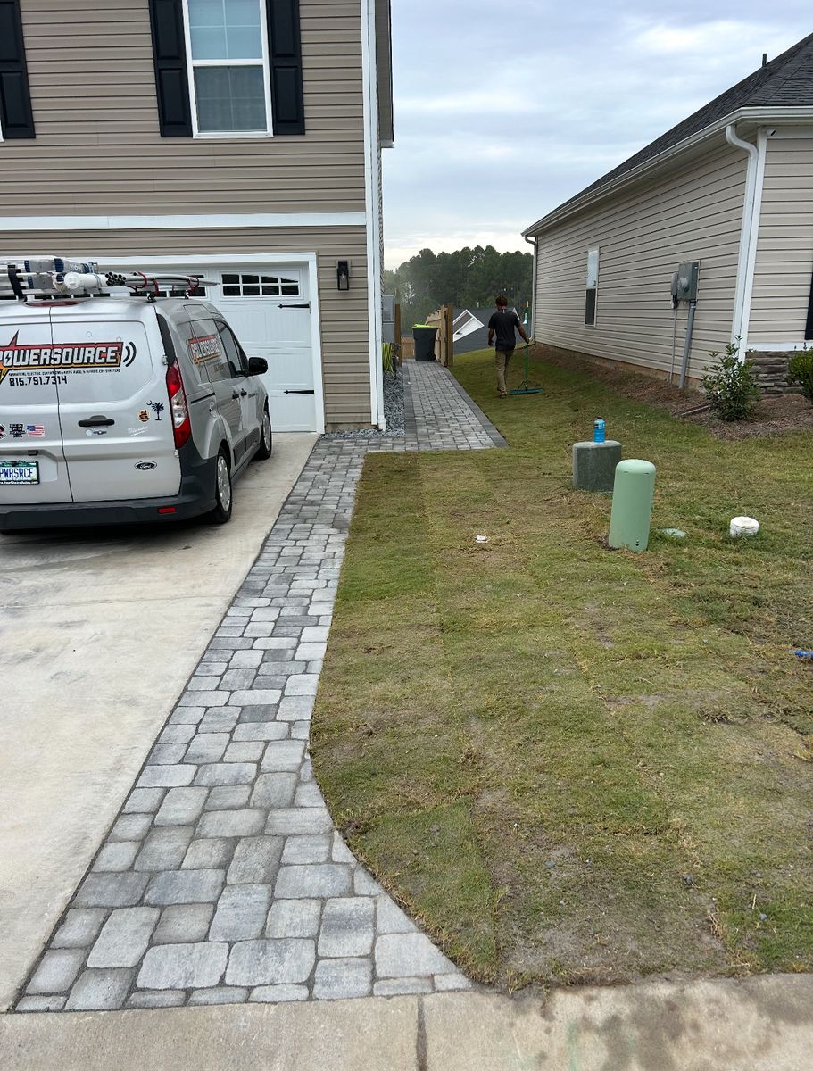 Landscape Installation for Trophy Outdoor Solutions in Lexington, SC