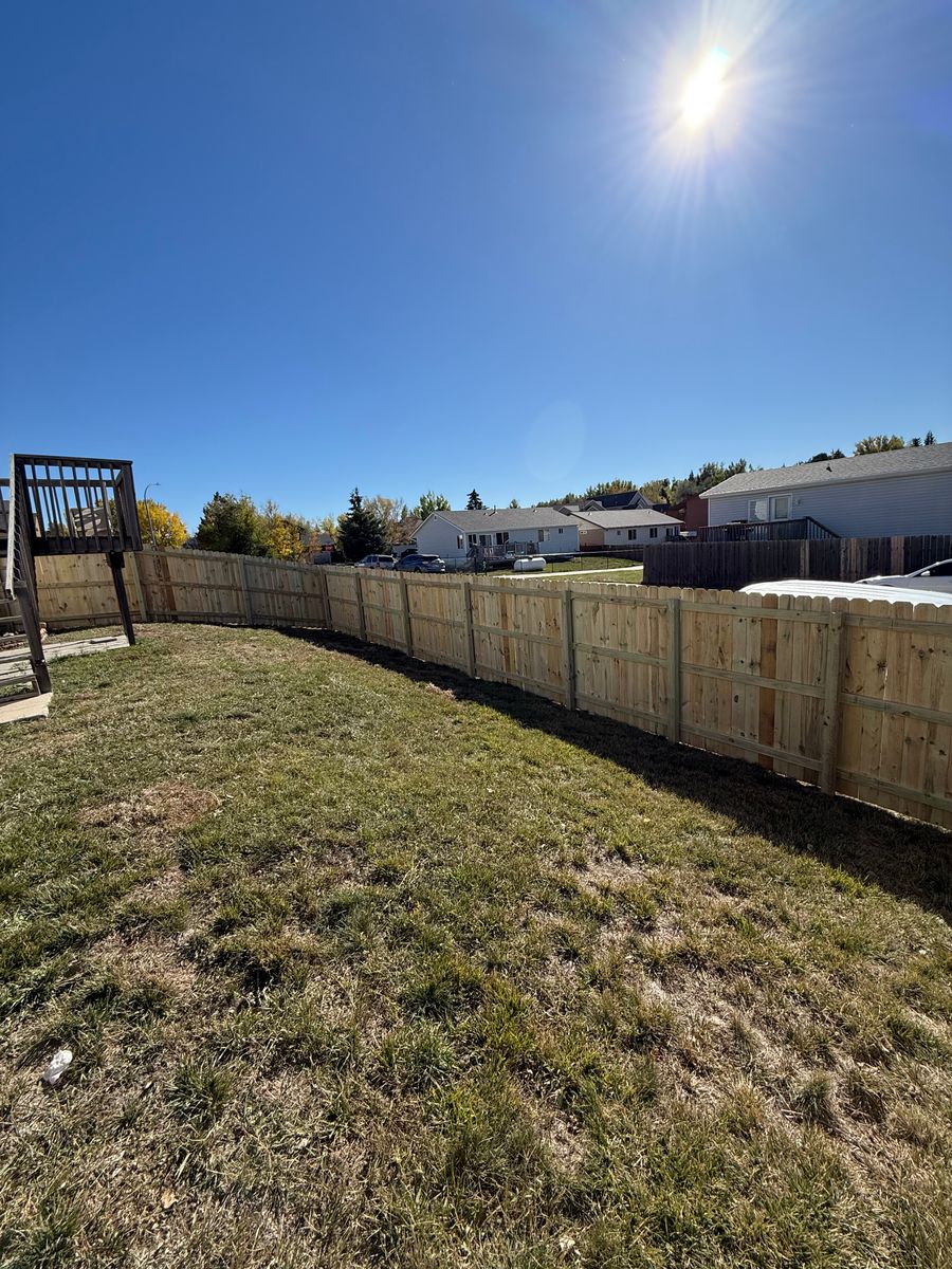 Fence Installation for DS Industries in Gillette, WY