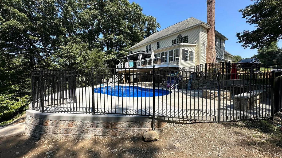 Stamped Concrete Installation for Greenscaping & Masonry LLC in Bethel, CT