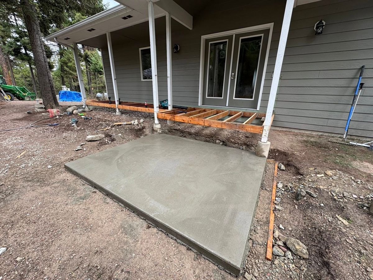 Concrete for Holden Custom Homes in Kalispell, MT