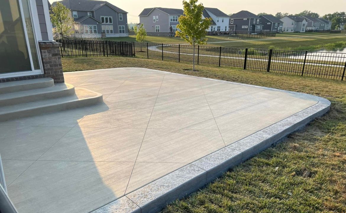 Concrete Patios for Vanguard Concrete Creations in Winston-Salem, NC