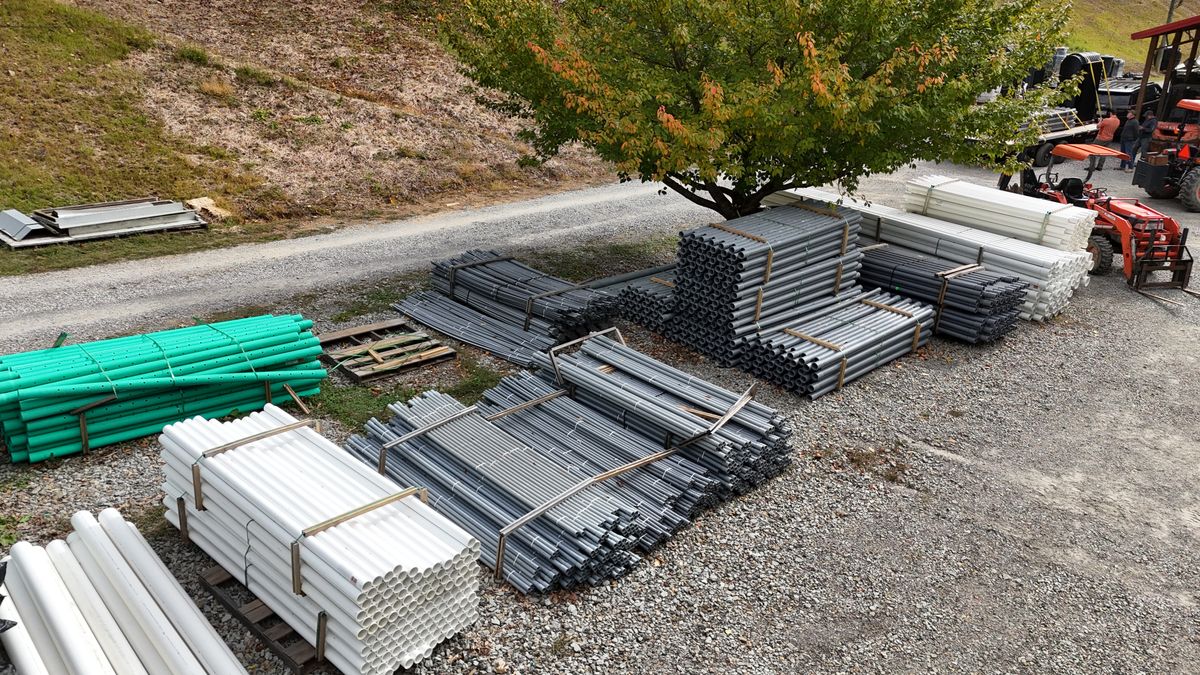 Sale of hdpe waterline for SNL AERATION in Pecks Mill,,  WV