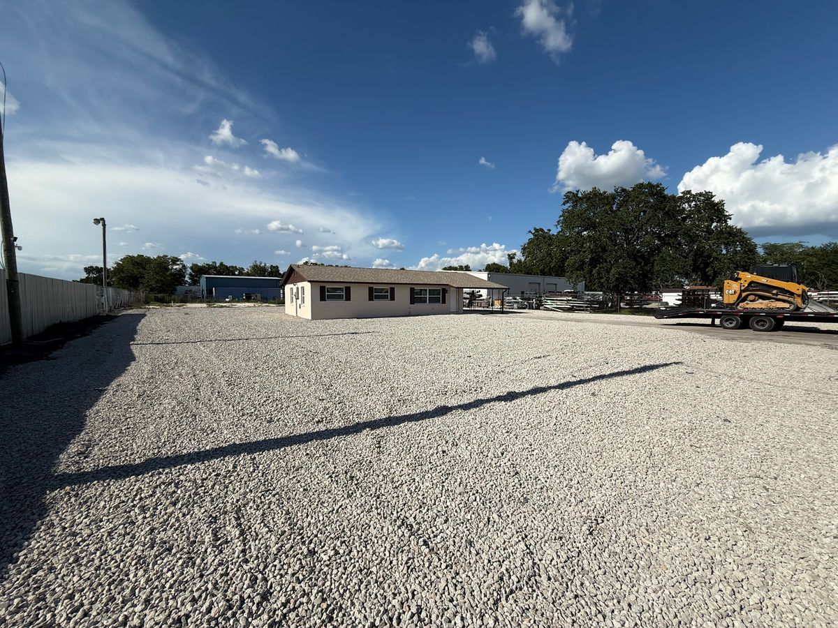 Gravel delivery and installation for C & S Grading in Saint Cloud, FL