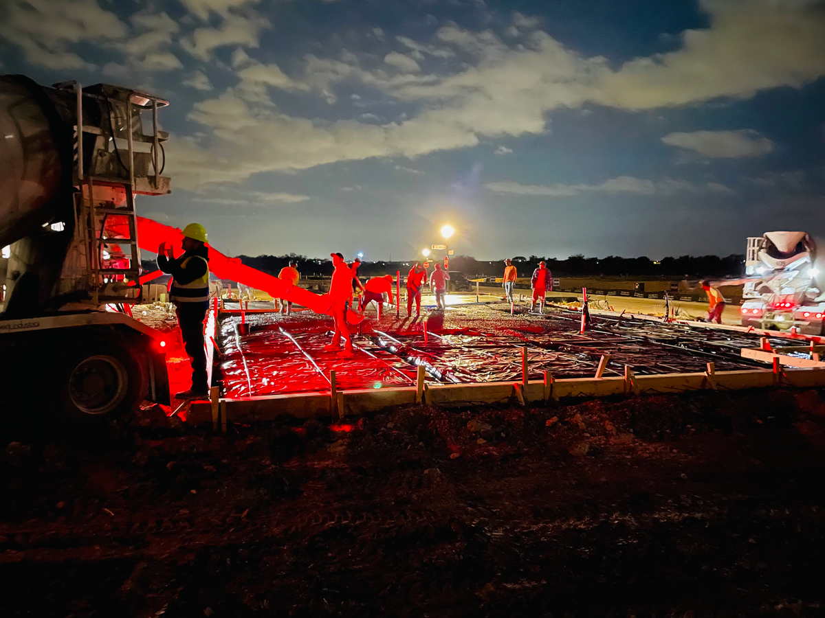 Concrete Slab Construction for Concrete Jungle in Dallas, TX