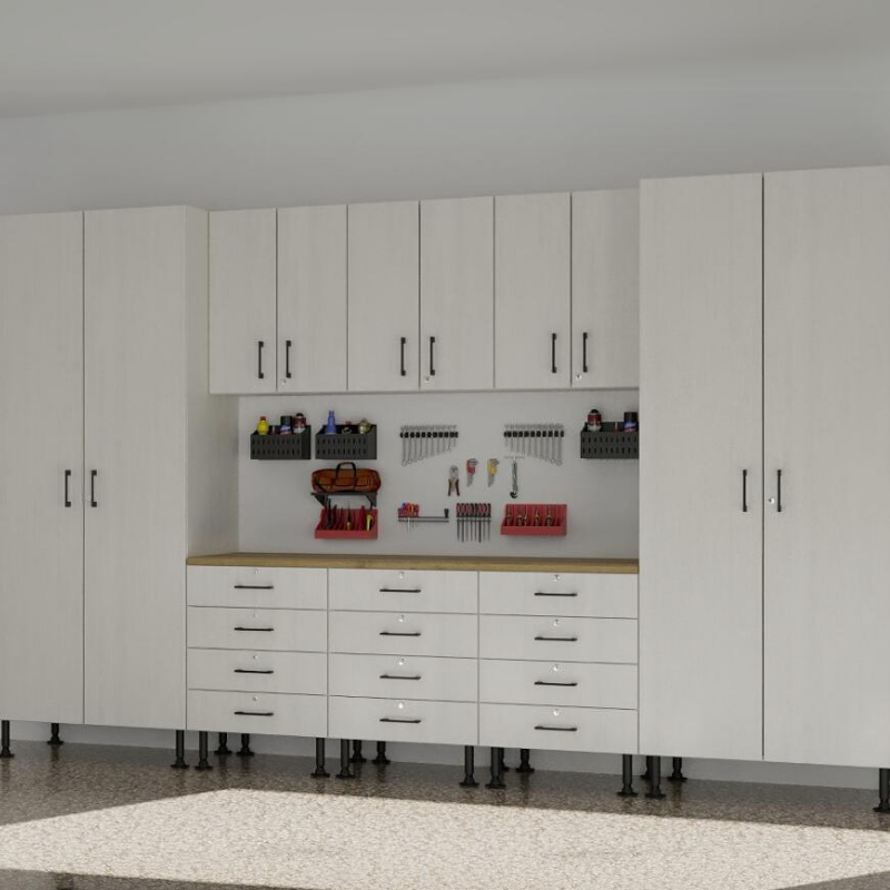 Garage Cabinet Installs for Drury Concrete Coatings in St. Charles, MO