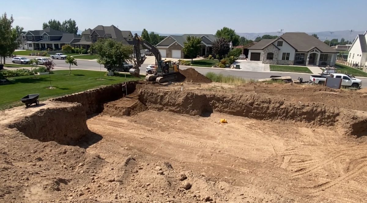 Site Preparation for Premier Rockwall & Excavating in Utah County, UT