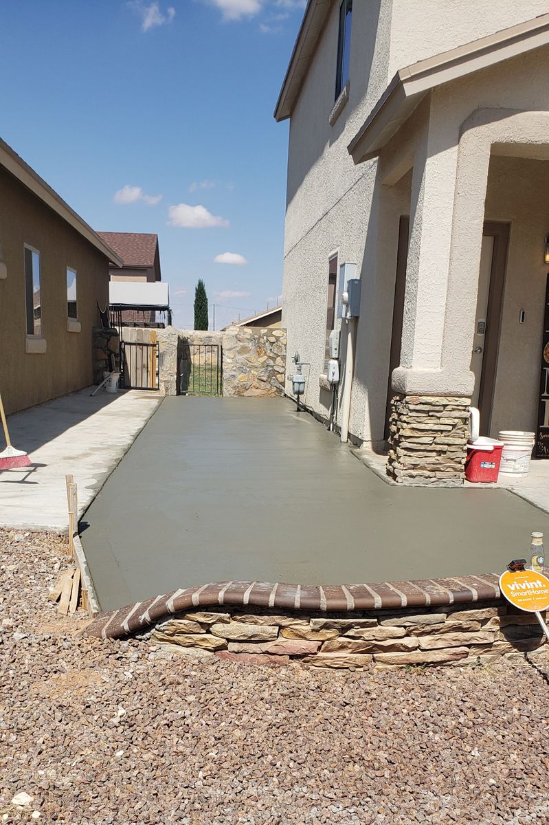 Concrete Services for BDR Innovations in El Paso, TX