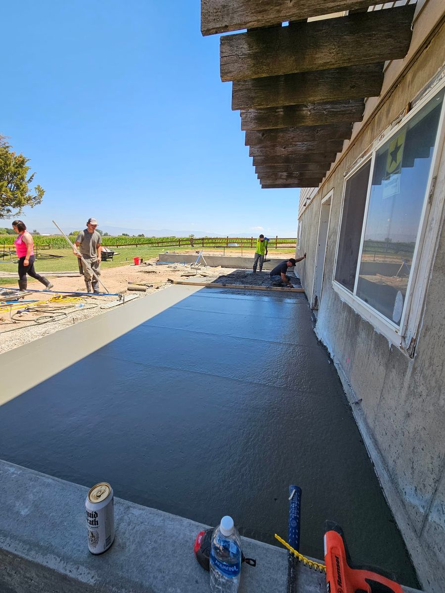 Concrete  for White Lightning Concrete and Construction in Middleton, ID