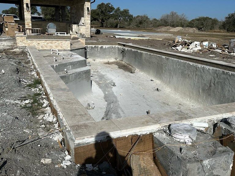 Pool Coping for J & P Construction in Houston, TX