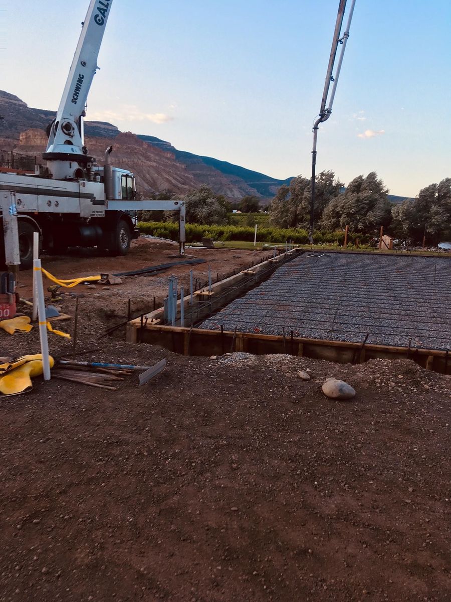 Concrete Monolithic foundations for RE Concrete LLC in Aspen, CO