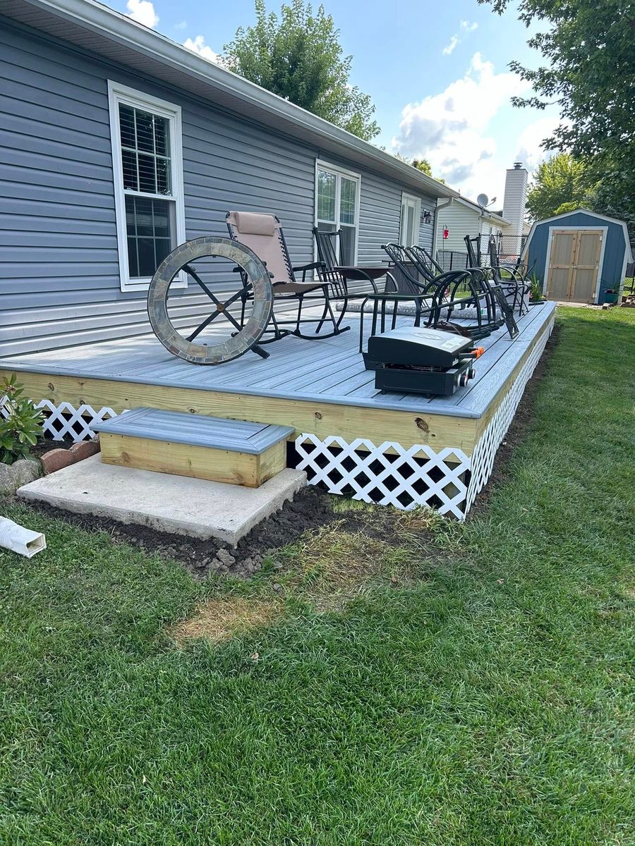 Deck & Patio Installation for Eachus Enterprises LLC in Lebanon, IN
