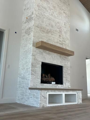 Fireplace Stone & Tile Installation for 904Loors in St. Augustine, FL