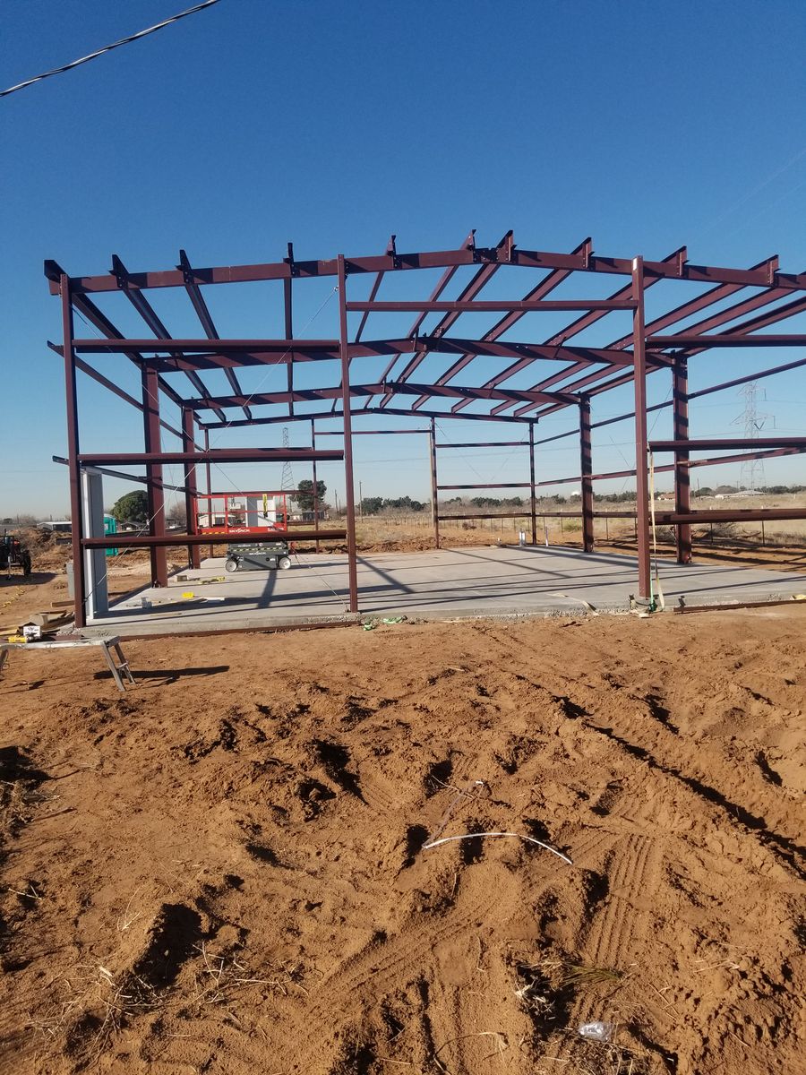 Framing for Shayne Prisk Construction in Midland, TX