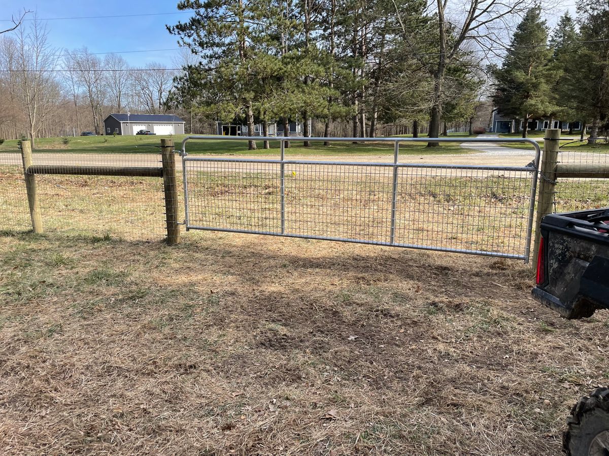 Fence Installation for TMF Services in Lapeer County, MI