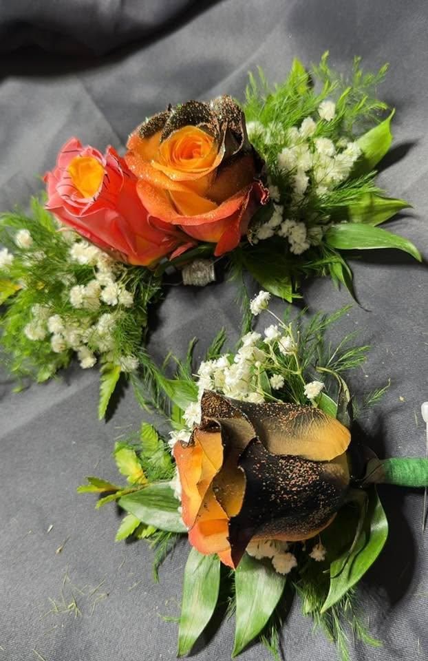 Wrist Corsages for The Dailey Daisy in Hardwick, VT