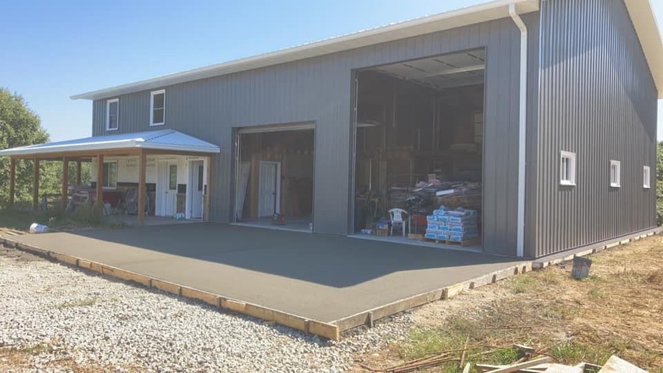 Commercial Work for Kruse Concrete Construction  in Donnellson, IA