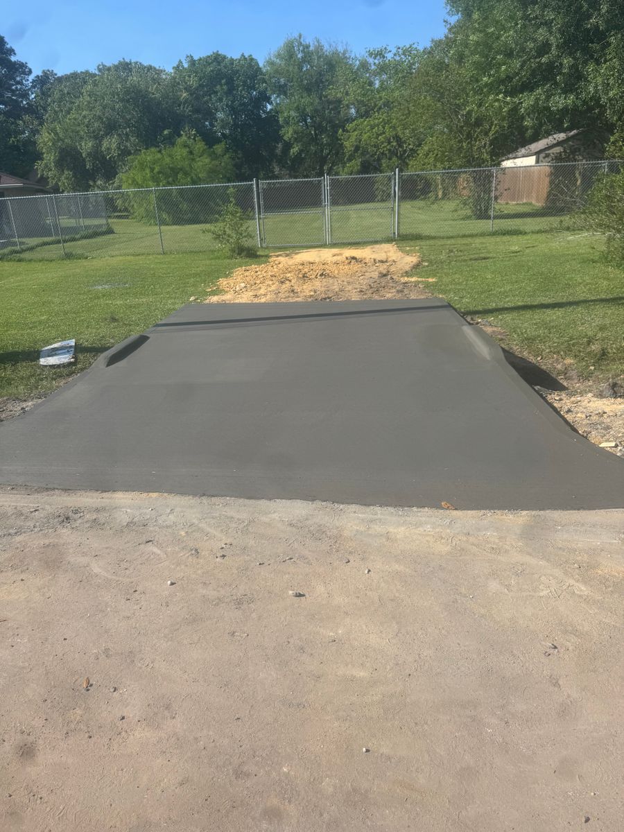 Driveway Construction for NG Concrete Services in Houston, TX