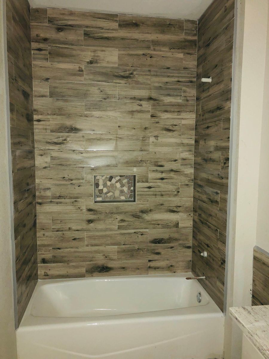 Bathroom Renovation for JD Custom in Bowie,  TX
