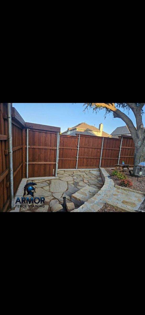 Fence Restoration for Armor Fence Staining in Highland Village, TX