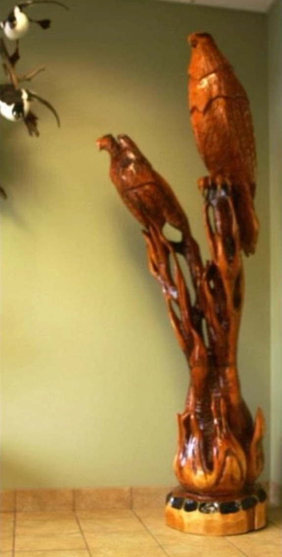 Custom Wood Carvings for Terra Steel Creations in Independence, KY