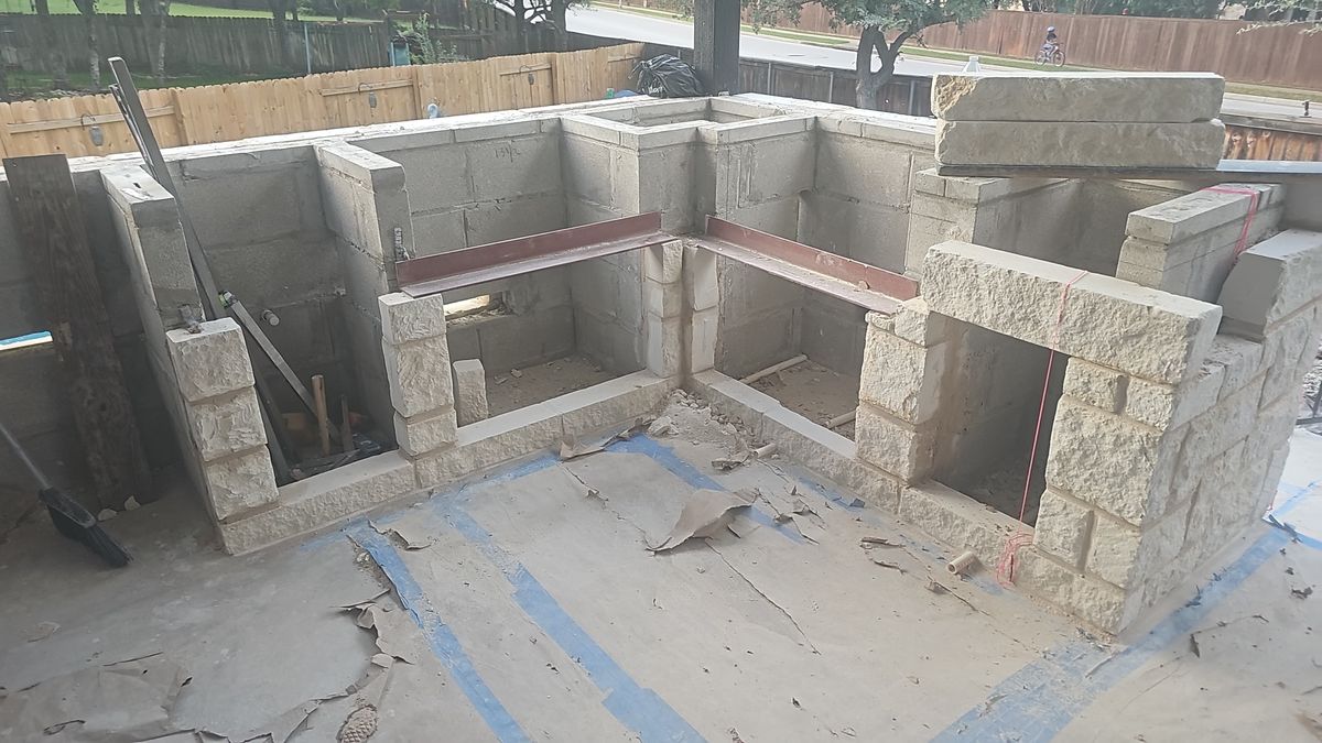 Stonework for Martin's Masonry & Landscaping in Leander, TX