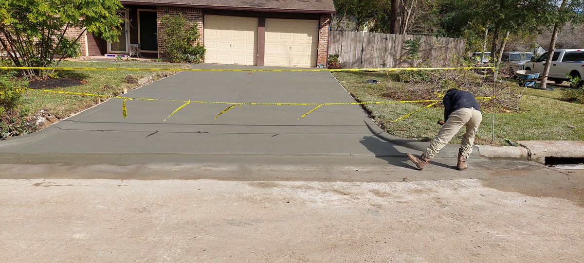 Driveways for Slabs on Grade - Concrete Specialist in Spring, TX