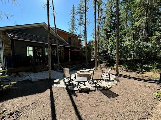 Fire Pit Installation for Diamond Landscape & Hardscape LLC in Kalispell, MT