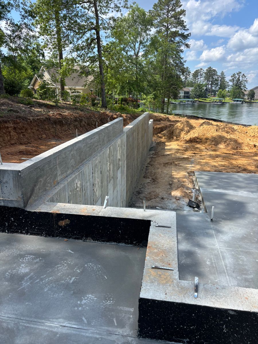 Excavation for Baer & Sons Concrete in Greenwood County, SC