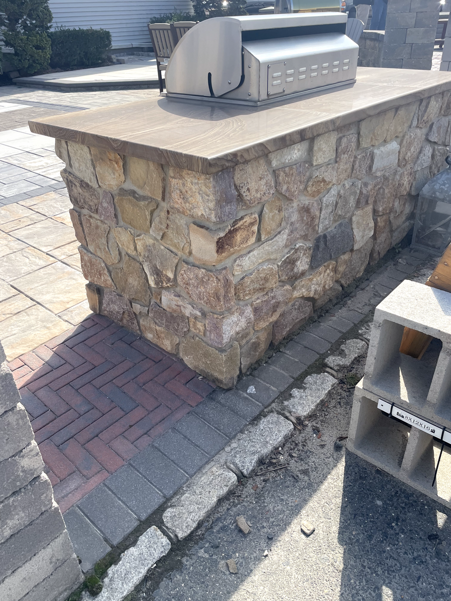 Patio Design & Construction for McClelland Masonry in West Long Branch, NJ