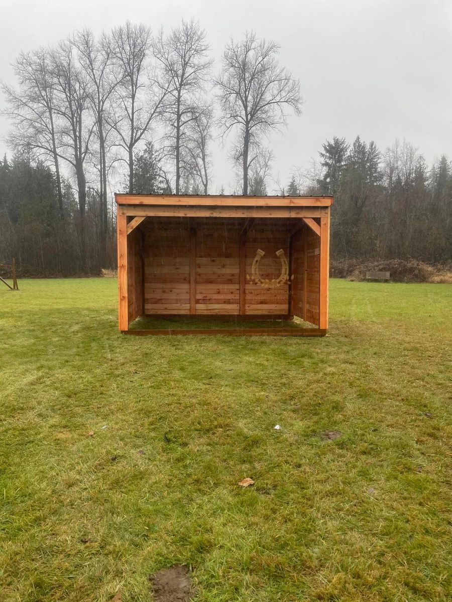 Shelters for Oats Equestrian Fencing LLC in Arlington, WA