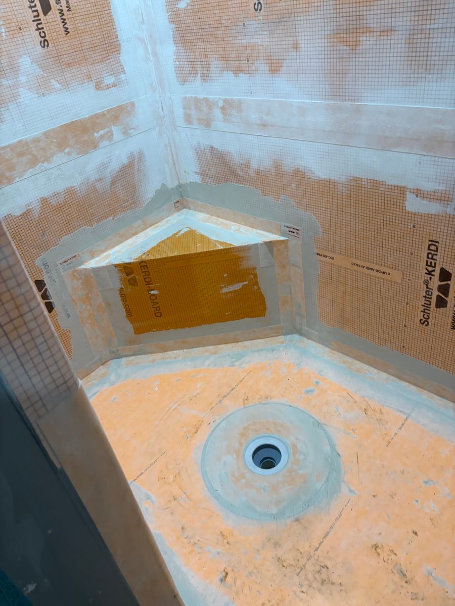 Certified Schluter Installer for A-Otay Constructs in Lawrence County, TN
