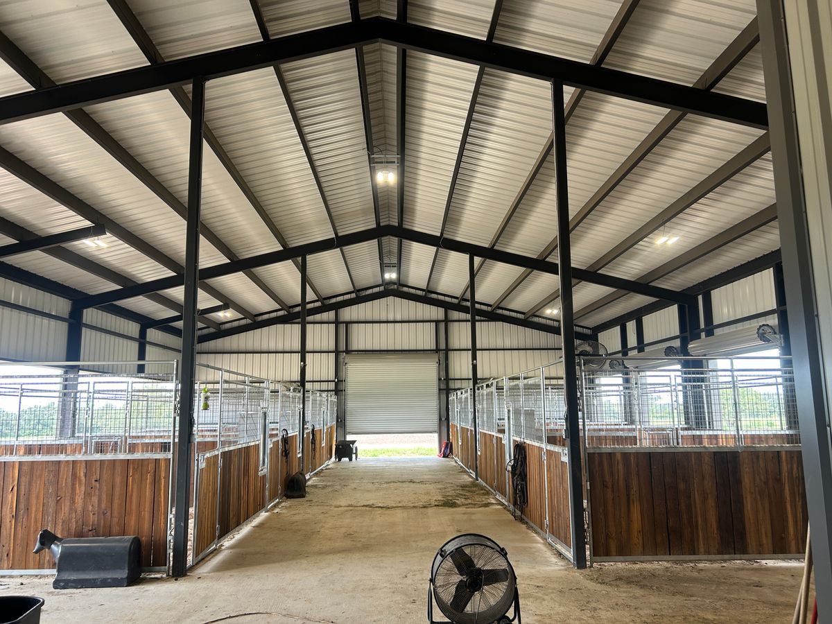 Barndominium Construction for 292 Construction LLC in Gonzales County, TX