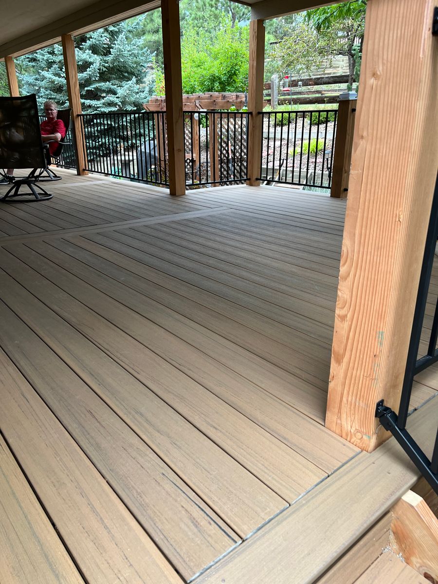 Deck & Patio Installation for Arnett Front Range Construction in Elizabeth, CO