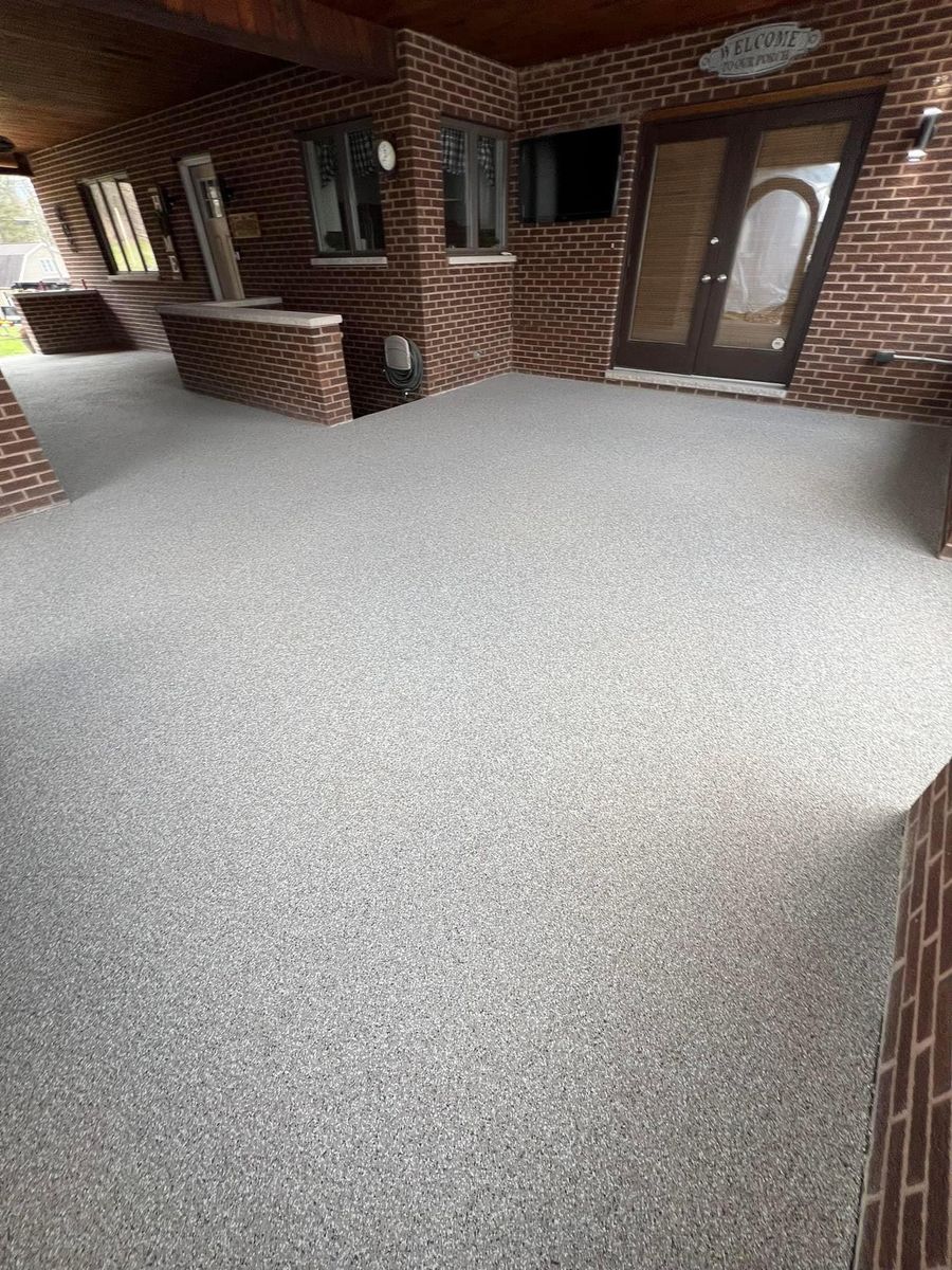 Epoxy Floor Coatings for Texas Curb N Borders in Houston, TX