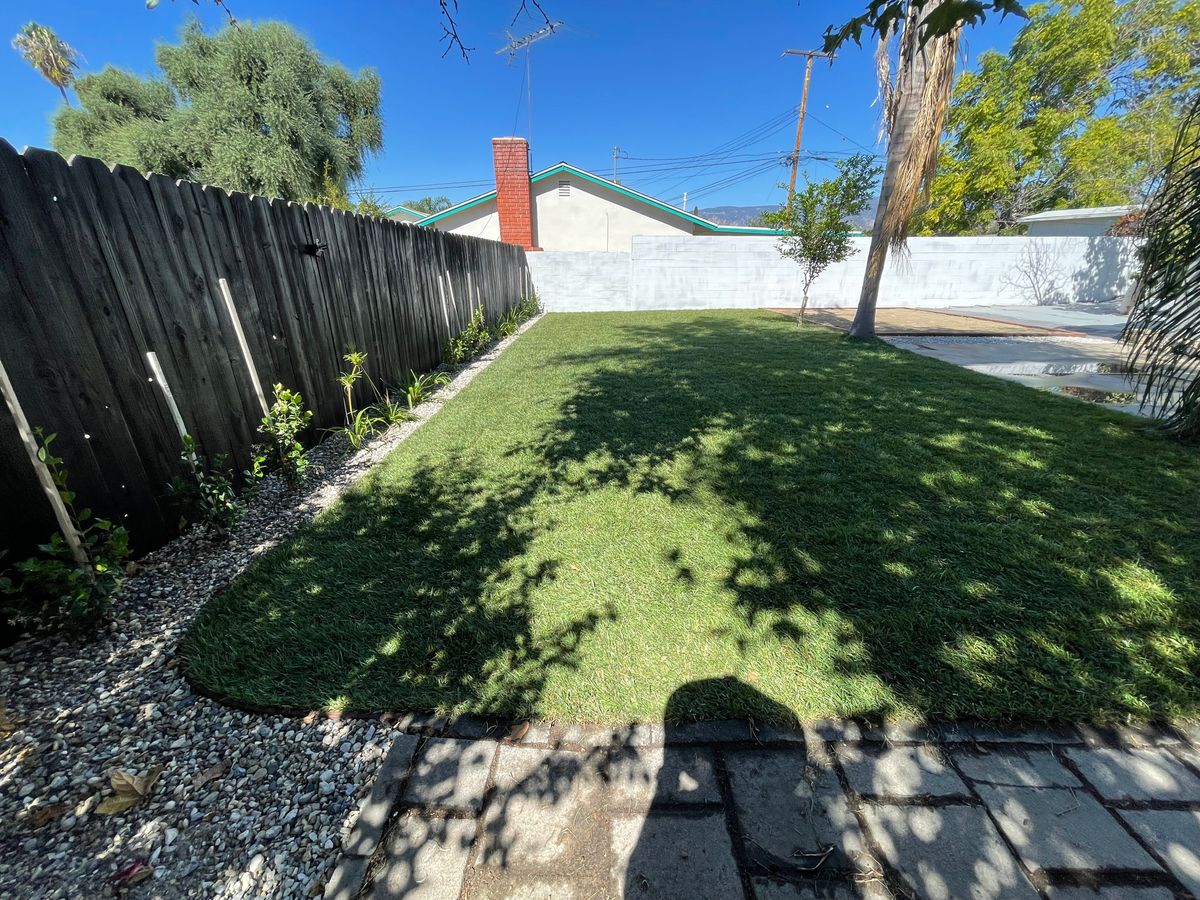 Artificial Turf Installation for Aidan Jade Landscaping in Riverside County, CA