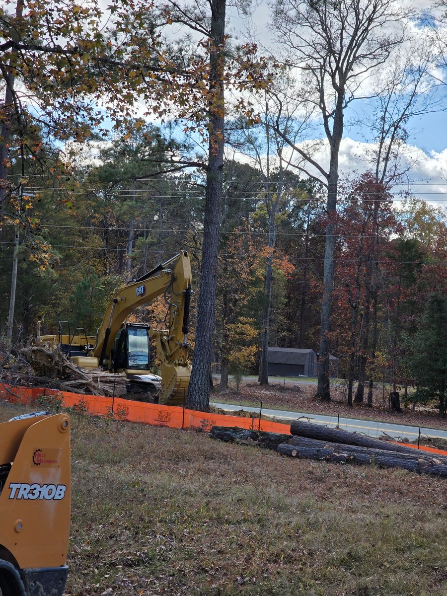 Site Preparation for KD Grading LLC in Fuquay-Varina, NC