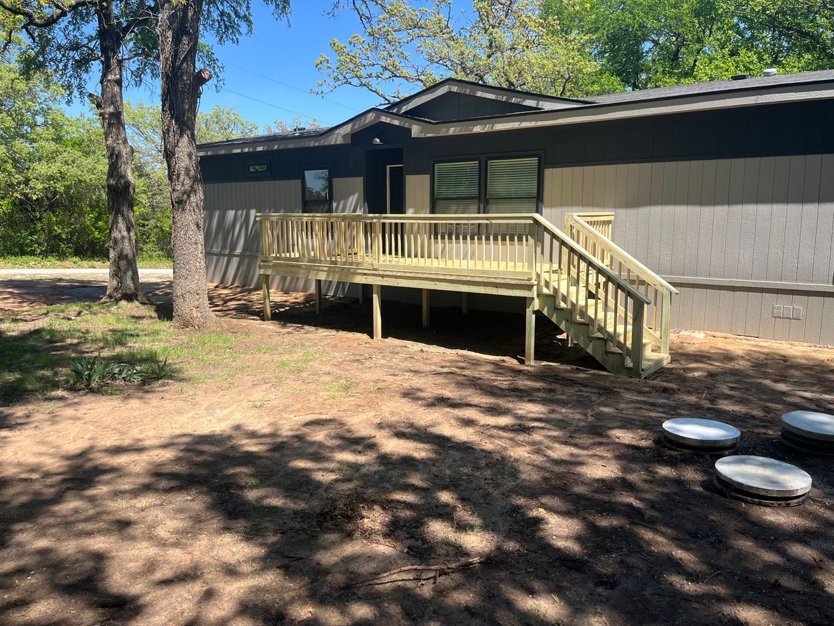 Decks & Handicap Ramps for BAKER Carpentry in Joshua, TX