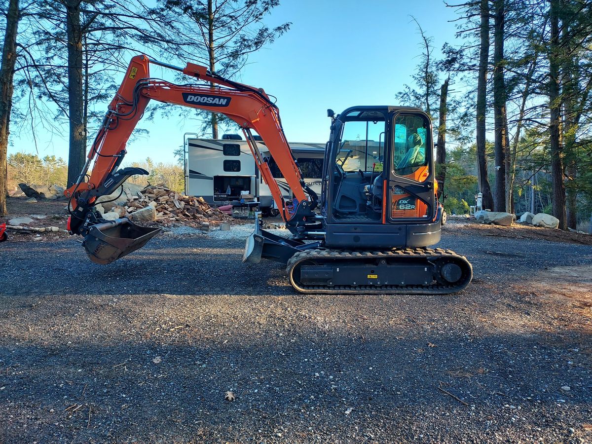 Skid Steer Work for MJS Excavating in Hardwick, MA