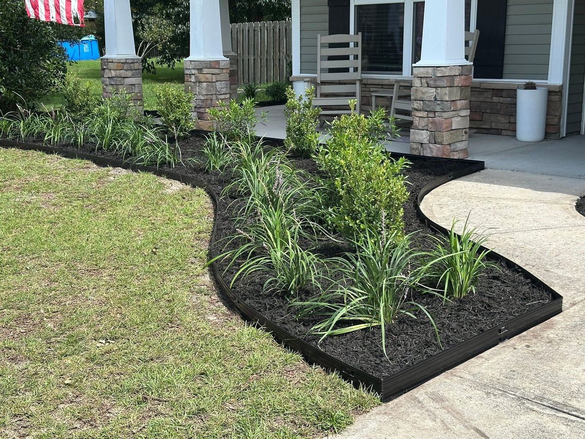 Mulch Installation for Nature Tones Landscaping & Hardscaping in Hampstead, NC