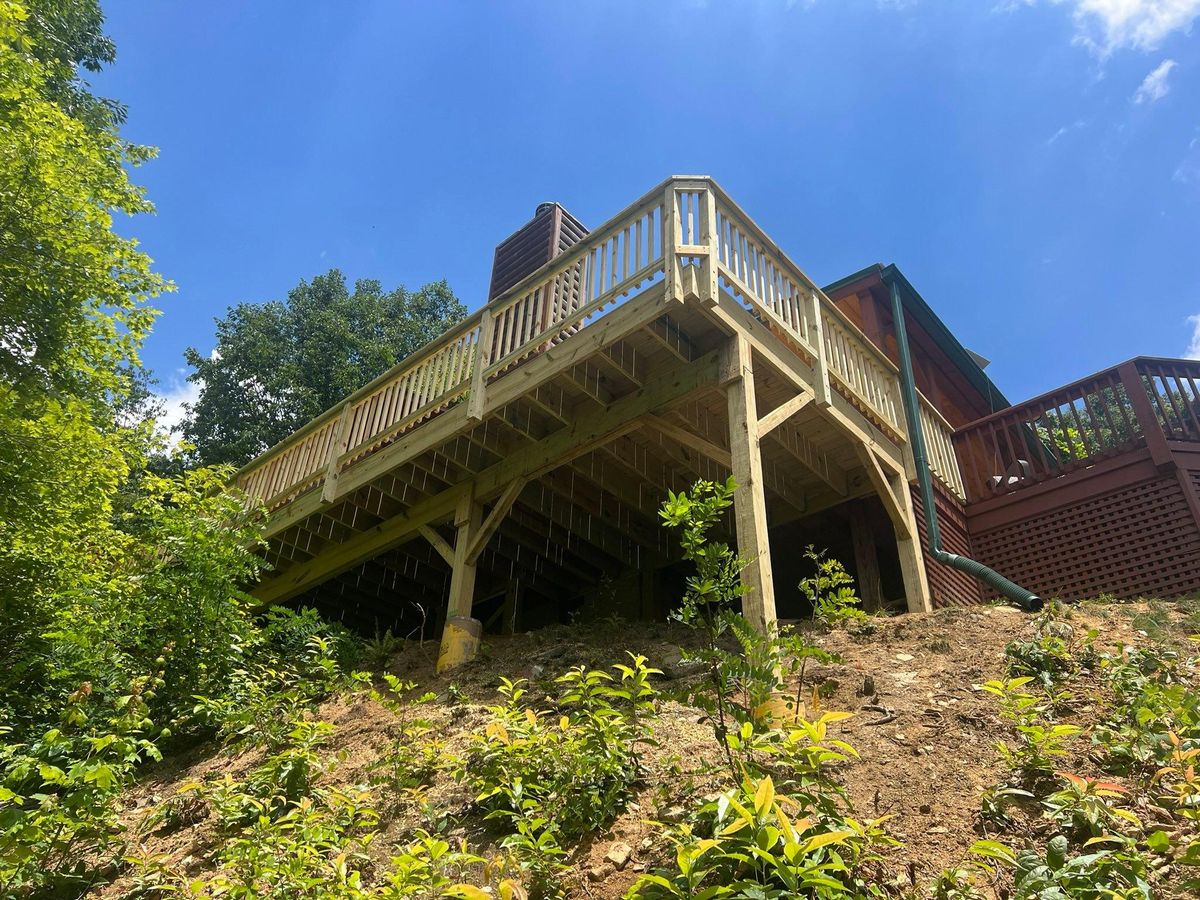 Carpentry for Redwood Construction in Asheville, NC