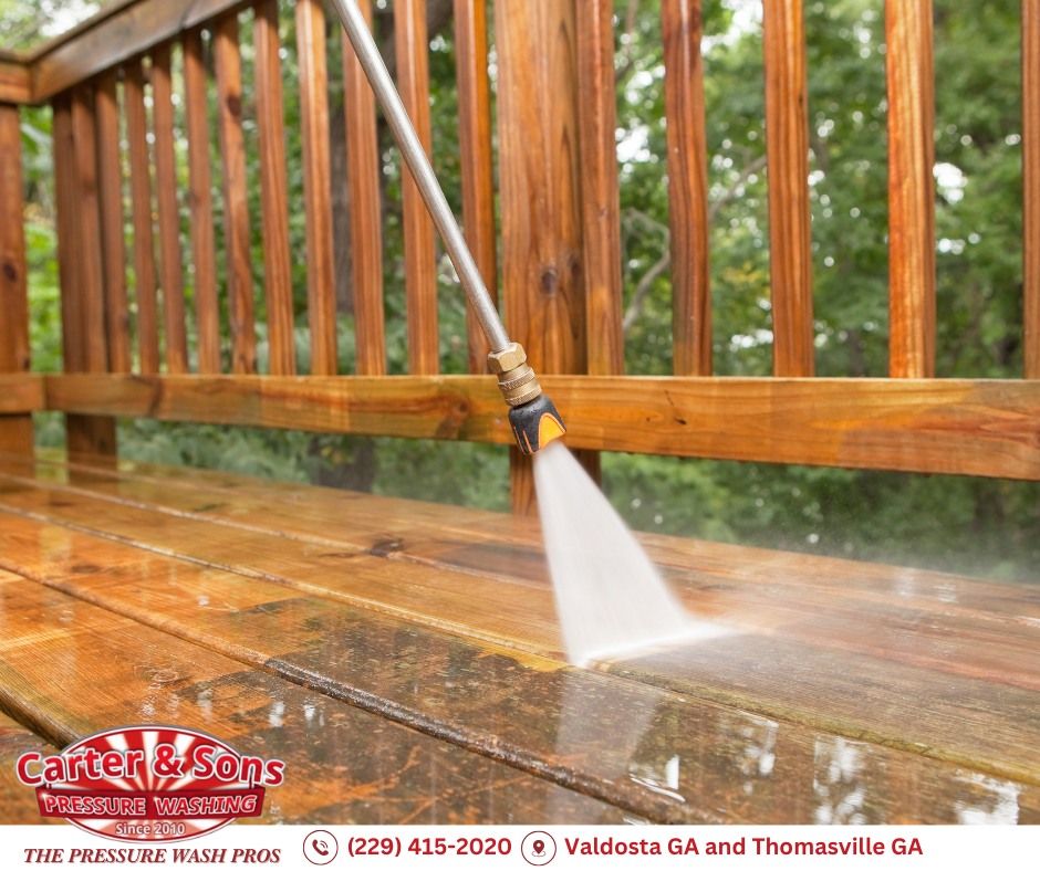 Concrete Cleaning for Carter & Son's Pressure Washing in Valdosta, GA