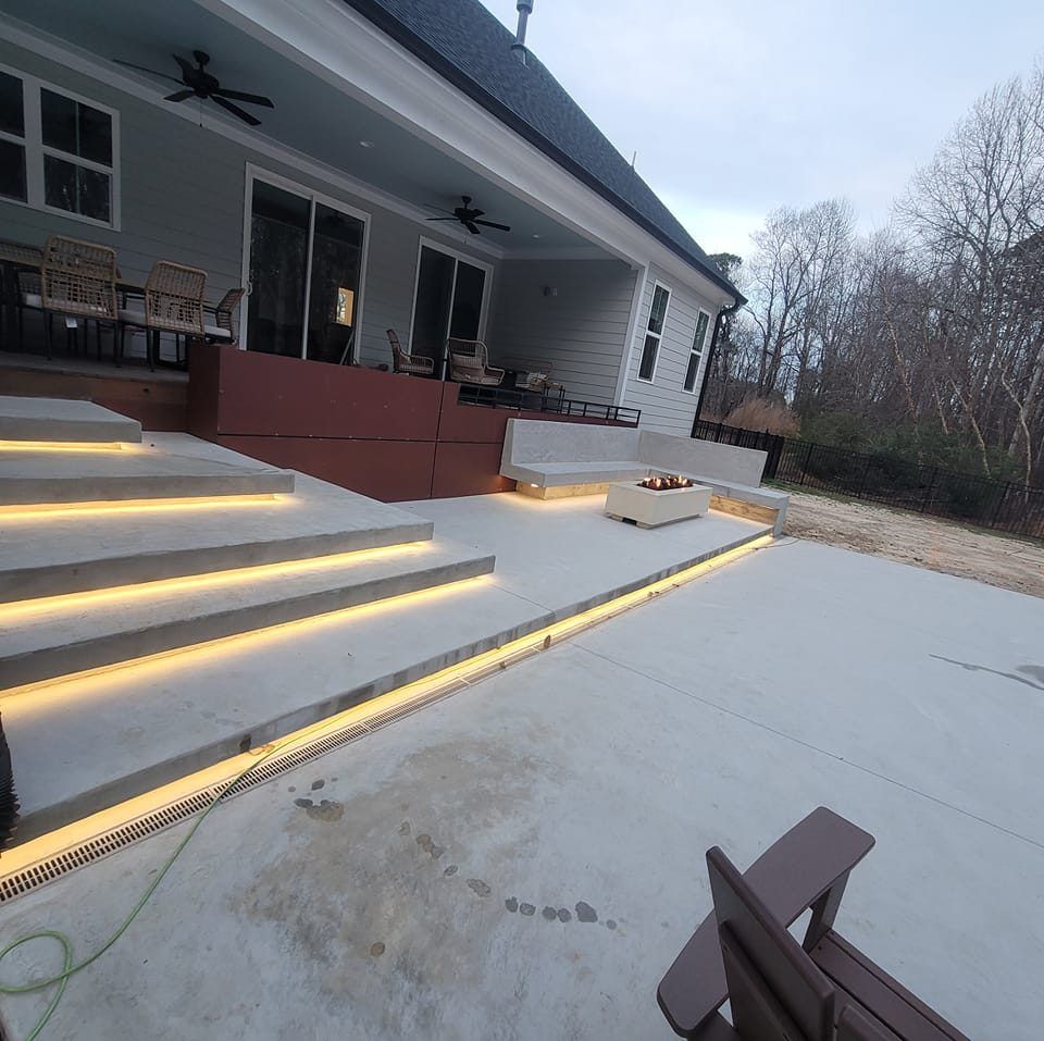 Stair Design & Installation for TEXAN Concrete LLC in Clayton, NC