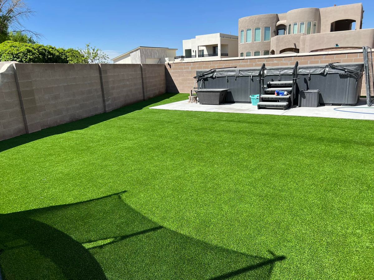 Turf Installation for Go Green Turf Pros in Albuquerque, NM